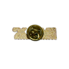 Back of the IMAX gold pin showing the butterfly clasp.