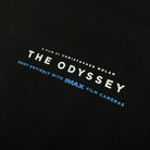 Black shirt with 'The Odyssey' text and IMAX branding