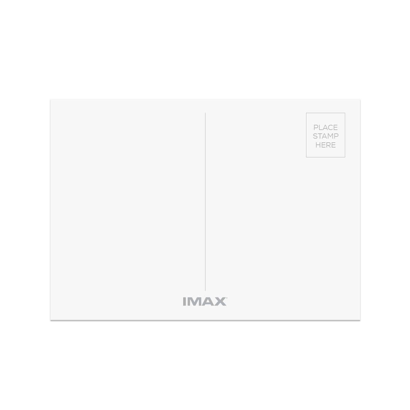Back of postcards with an area for a stamp in the top right hand corner.